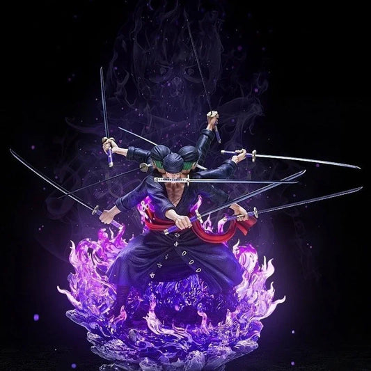 Figurine Roronoa Zoro Triple Têtes